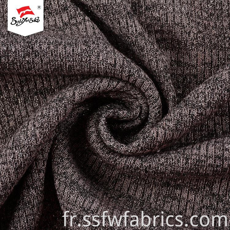 Comfortable Metallic Knitted Fabric